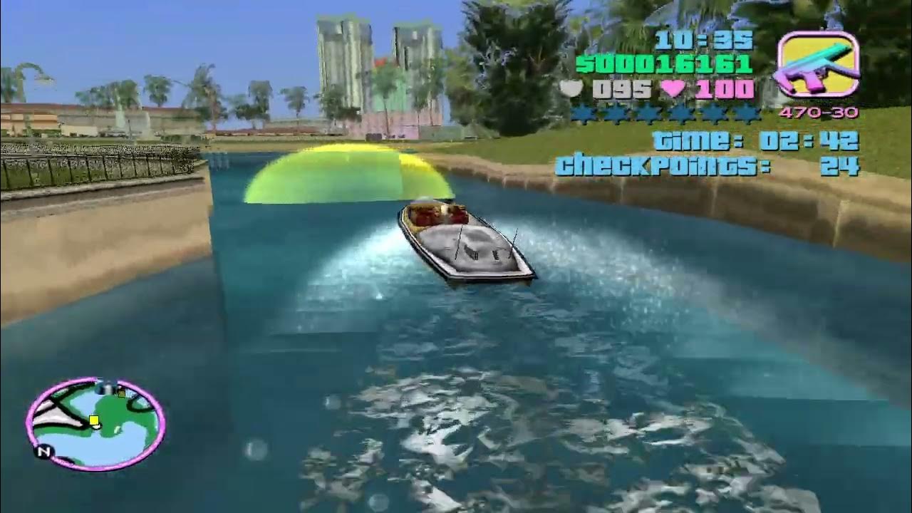 stunt boat challenge GTA vice City mission 15 YouTube