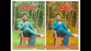 Outdoor photo editing tutorial l step by step l photoshop CC tutorial 2023 /Mahi Riaz Graphics