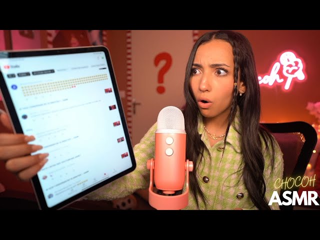 JE LIS VOS COMMENTAIRES EN ASMR !