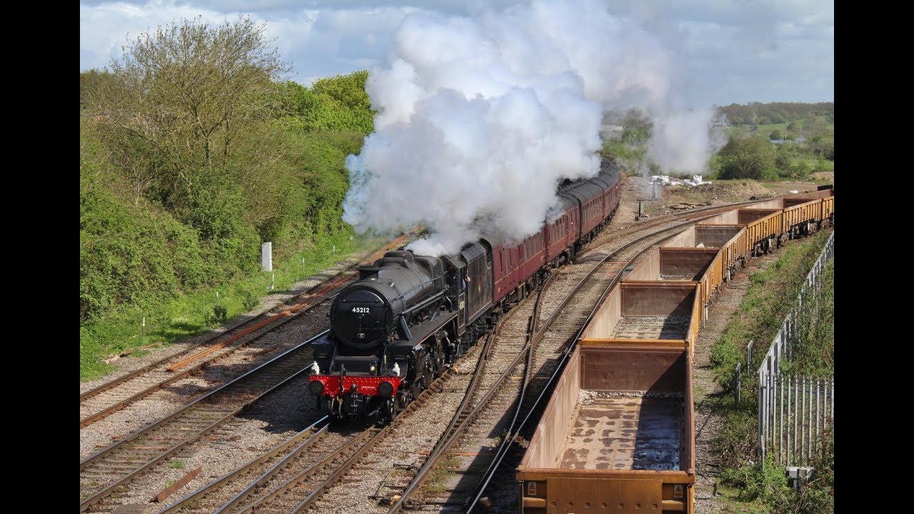 45212 and 31806 with The Great Britain XI (Day 8), including Upwey Bank on 26th April 2018