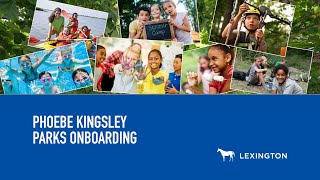 Lexington Parks & Recreation Summer Job Training 2025