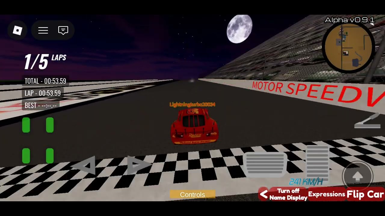 Lightning McQueen (Rookie) As Cars 3 World Roblox