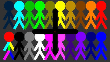 Stickman RTTB Run Race ASMR In Algodoo - Algicosathlon Day 60