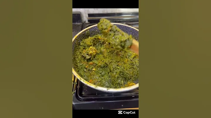 A quick afang soup #food #cooking #afang #afangsoup