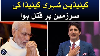 Canadian citizen killed on Canadian soil: Justin Trudeau - Breaking News - Aaj News
