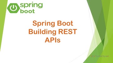 Spring Boot - Building Rest APIs