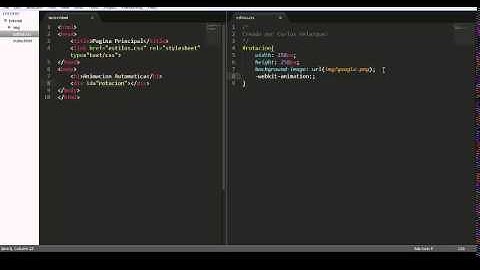 Como girar en el Eje Z una imagen. Animacion automatica CSS3