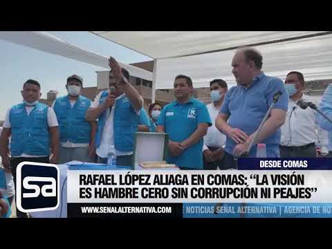 Rafael López Aliaga presentó a los candidatos a las alcaldías de Comas y Puente Piedra