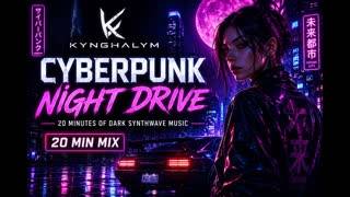 🔴 LIVE | Cyberpunk Night Drive Radio 🌃 Original Synthwave by KYNGHALYM | Coding • Gaming • Focus