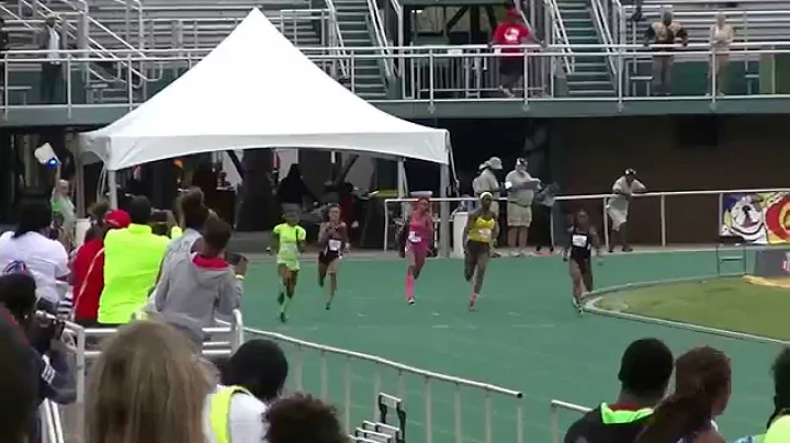 18yr Sekayi' Bracey 24.58s 200m Finals AAU Junior ...