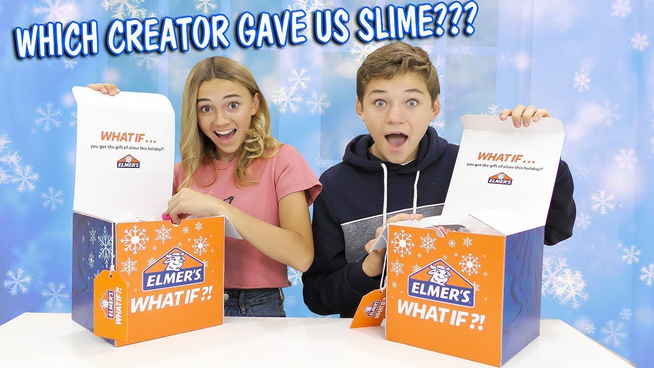WHAT IF YOU GOT A SECRET HOLIDAY SLIME KIT?!🎁🎄 | We Are The Davises