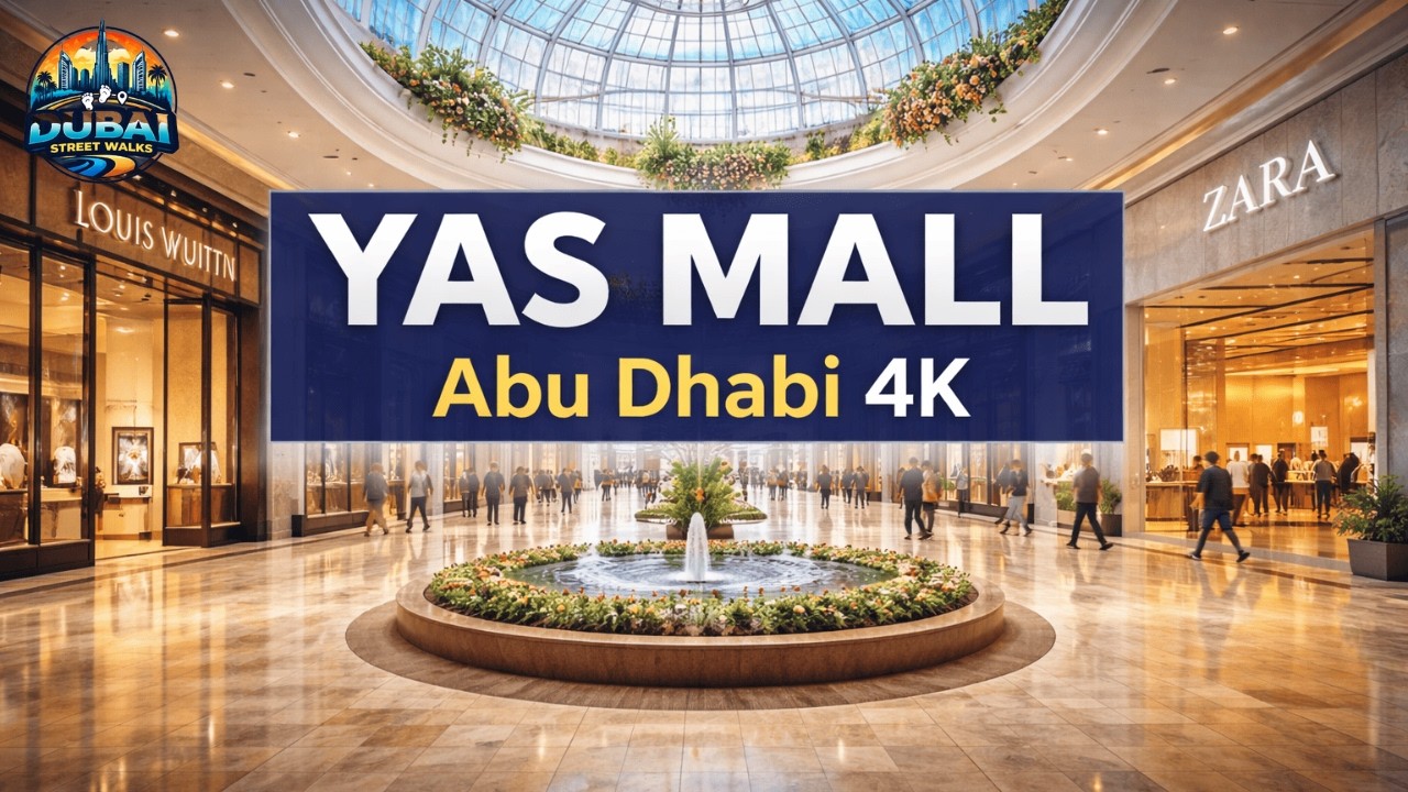 Yas Mall Abu Dhabi Walk 4K | Inside UAE’s Largest Luxury Mall | POV Walking Tour