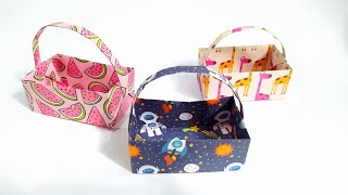cara membuat keranjang dari kertas | kreasi dari origami
