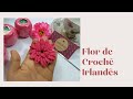 Flor Linda no Fio Mercê Crochet