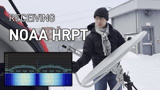 Receiving NOAA HRPT + antenna photos