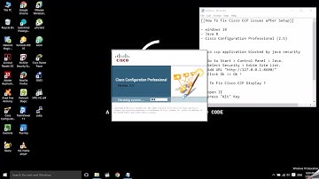 How to fix Cisco Configuration Professional issues after setup?