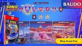 DISCOVERY SONIC RACING CROSSWORLDS (Switch 2) | Wisp Grand Prix Full Run! 🏎️🌀