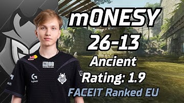 【4K】m0NESY (26-13) (Ancient) | FACEIT Ranked | Jun 7, 2024 #cs2 #demo