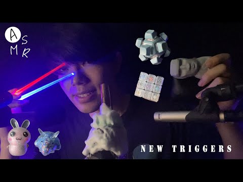New Asmr 30Triggers × Japanese Whisper🥱全部新しいトリガーなんやけど良すぎるゾワゾワ🥱囁き声,タッピング,スクラッチング,マウスサウンド,オノマトペ,泡,耳かき