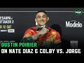 Dustin Poirier: ‘I will never fight Colby Covington in the UFC, if we fight, I'm going to jail'