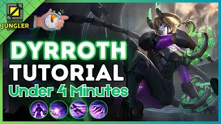 4-Minute Dyrroth Tutorial in the Jungle || (MLBB S37) 2025