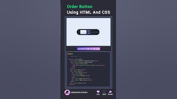 🚚 Animated Order Button Using HTML & CSS 💻✨ #htmlcss #webdesign #programming #linux
