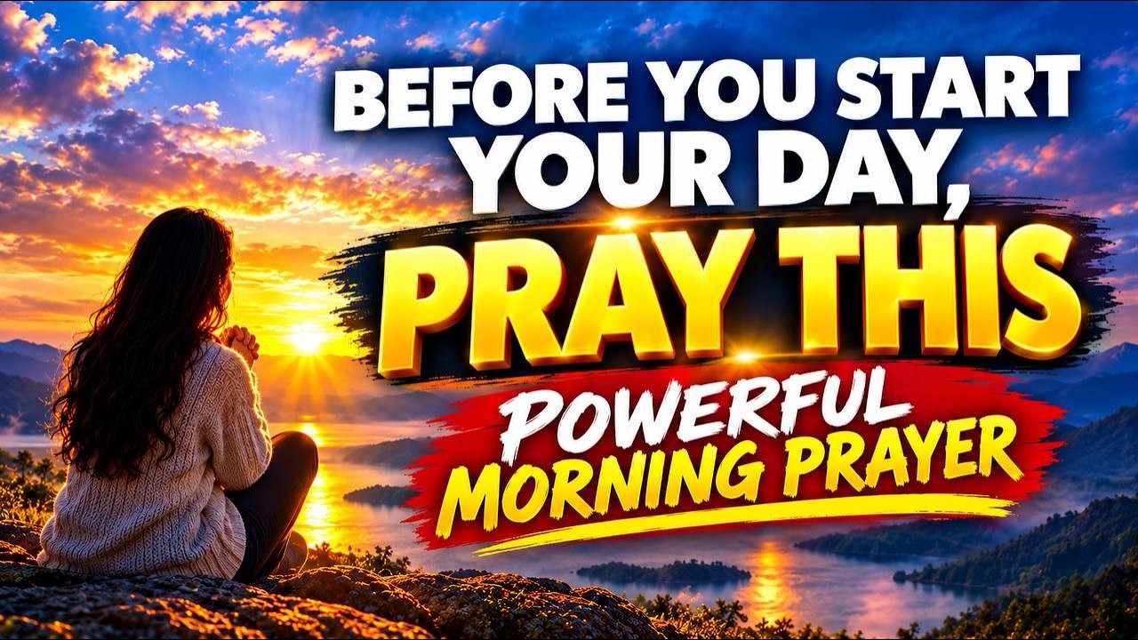 Before You Start Your Day, Pray This | Powerful Morning Prayer - YouTube