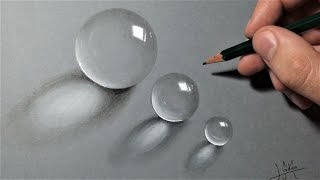 How to draw transparent balls Realistic [Tutorial]