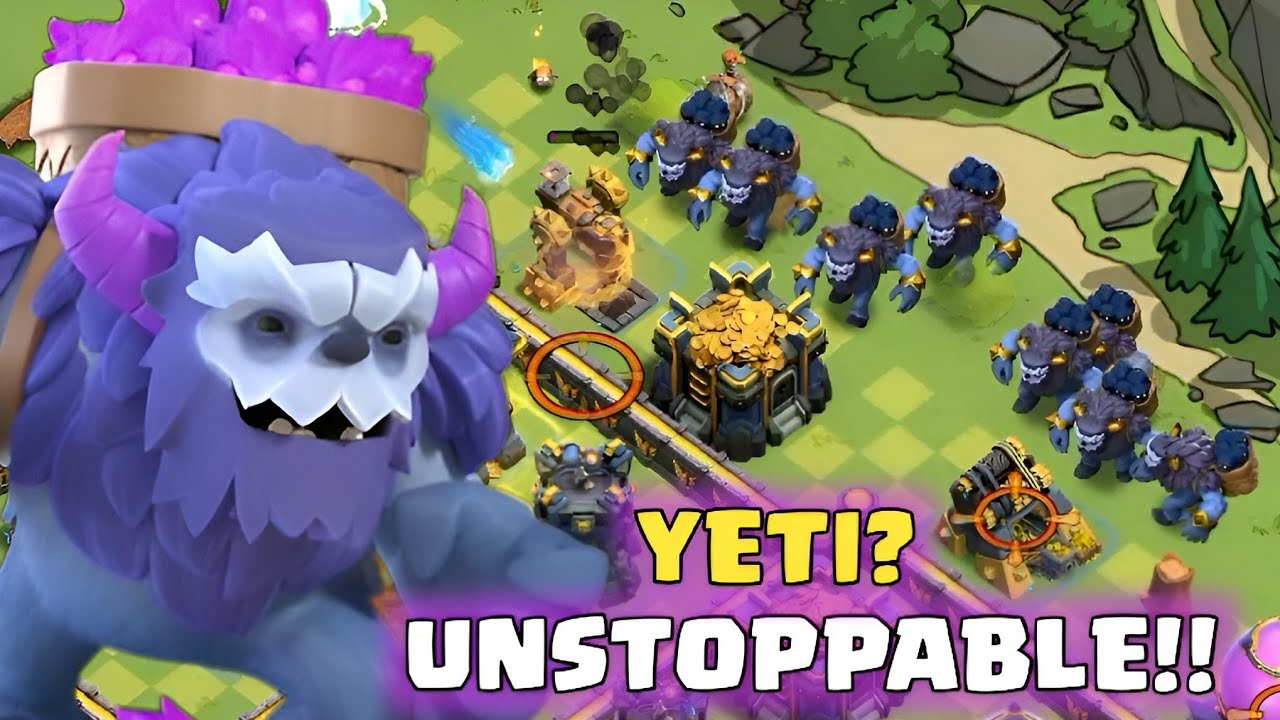 Unstoppable Yeti Spam Attack Strategy For Every Town Hall 17 | Clash Of Clans 