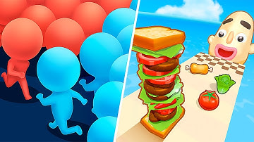 Sandwich Runner l Count Master - All Levels Gameplay Android & IOS - NEW UPDATE!