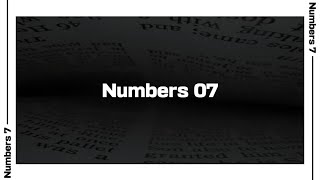 Numbers 7 Bible Reading | NIV