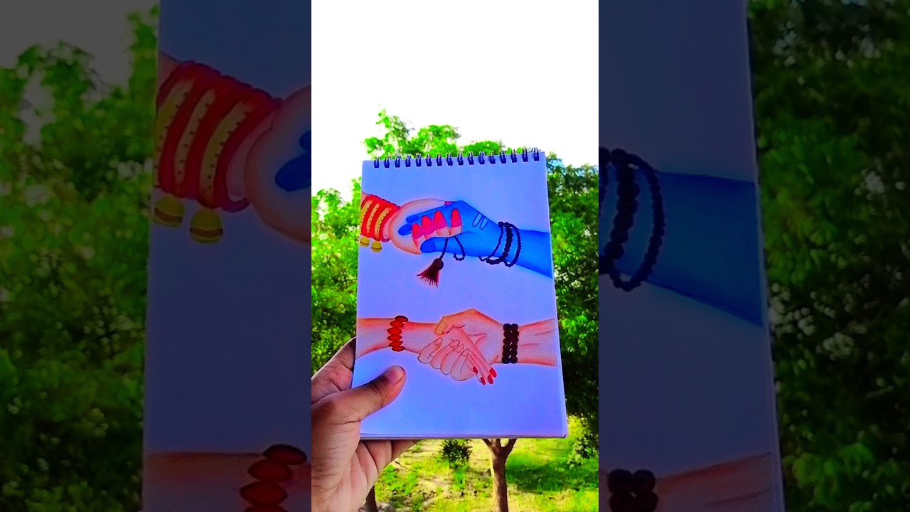 😱how to draw hand Gauri Shankar drawing 🙏 easy ideas ✨