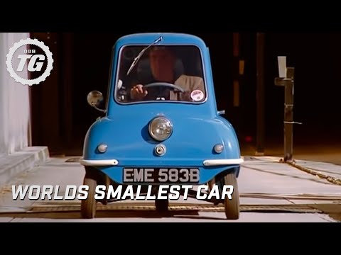 Jeremy drives the smallest car in the world at the...