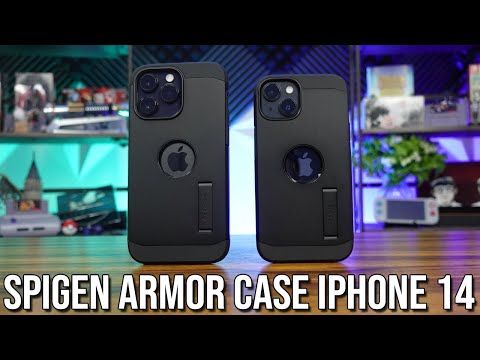 iPhone 14 Pro Max Case / 14 Pro / 14 / 14 Plus, Spigen [Tough Armor] Mag  Fit