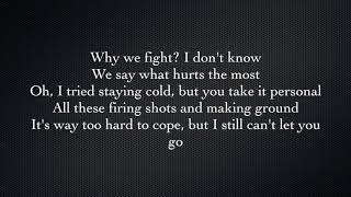 Video thumbnail of "ALAN WALKER FT. NOAH CYRUS - All Falls Down (Lyrics)"