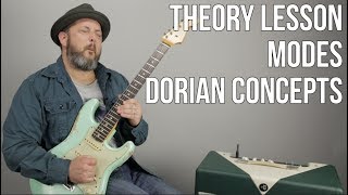 Lead Guitar Theory  Dorian Mode and Pentatonic Scale