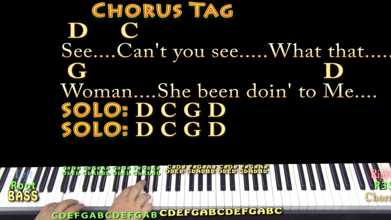 Can't You See (Marshall Tucker) Piano Cover Lesson with Chords/Lyrics