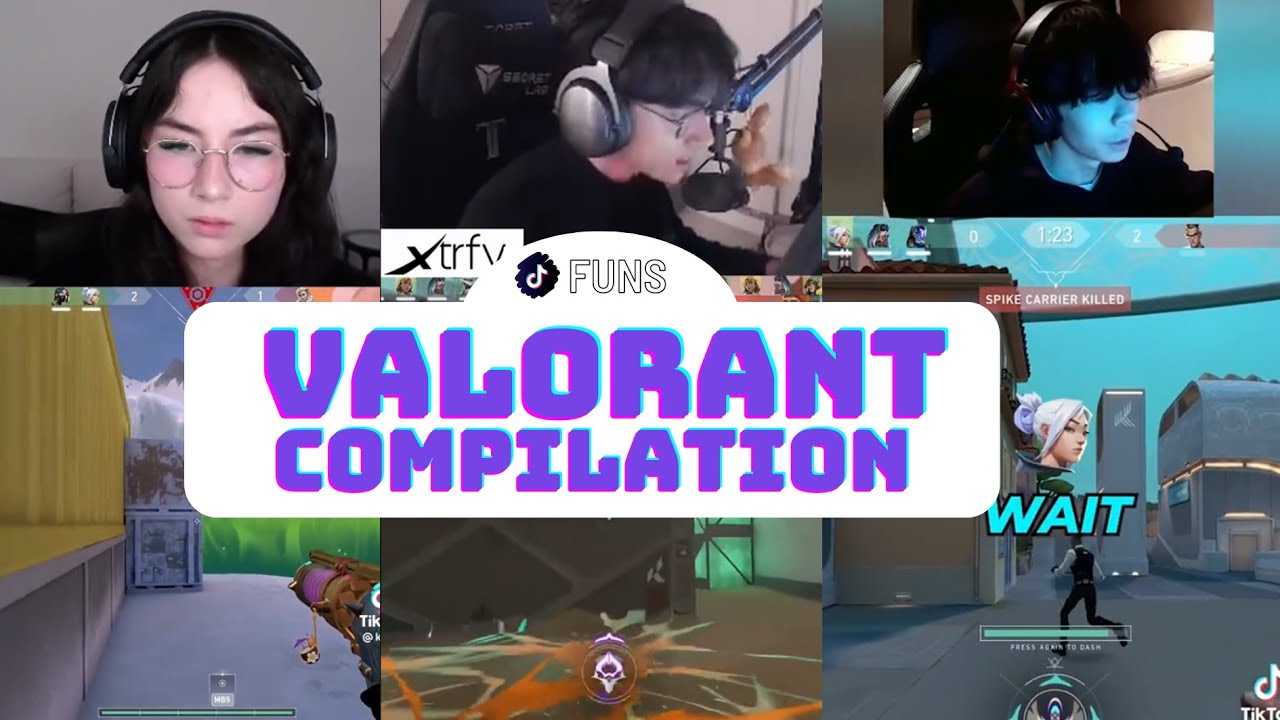 TikTok Compilation - VALORANT (Kydae, SenTenz, etc)