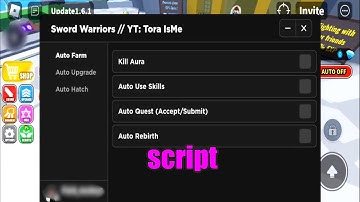 Sword Warriors Script Hack GUI: Kill Aura, Auto Skills & More