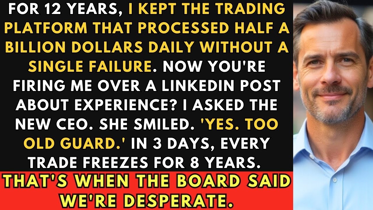 After 12 Years, The CEO Fired Me Over a Meme – I Froze Her Half-Billion Trading Platform.