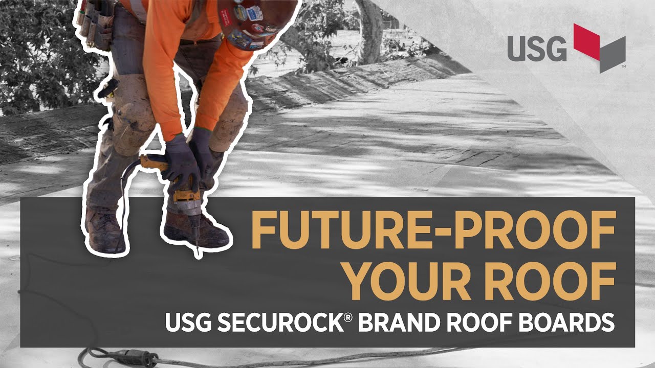 Secure Rock Innovation at USG with the Securock® Brand Roof Board Portfolio - YouTube