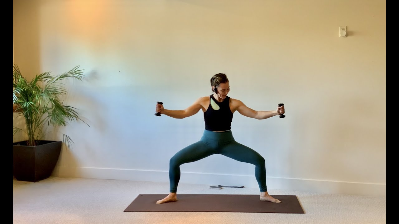 Barre Arms Props hand weights, resistance band YouTube