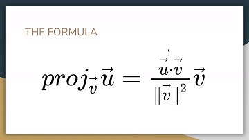 Precalculus - Vector Projection