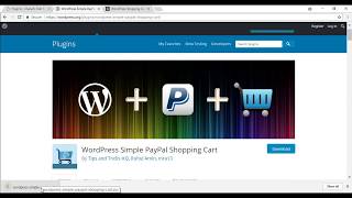 WordPress Simple Shopping Cart Plugin Usage screenshot 4