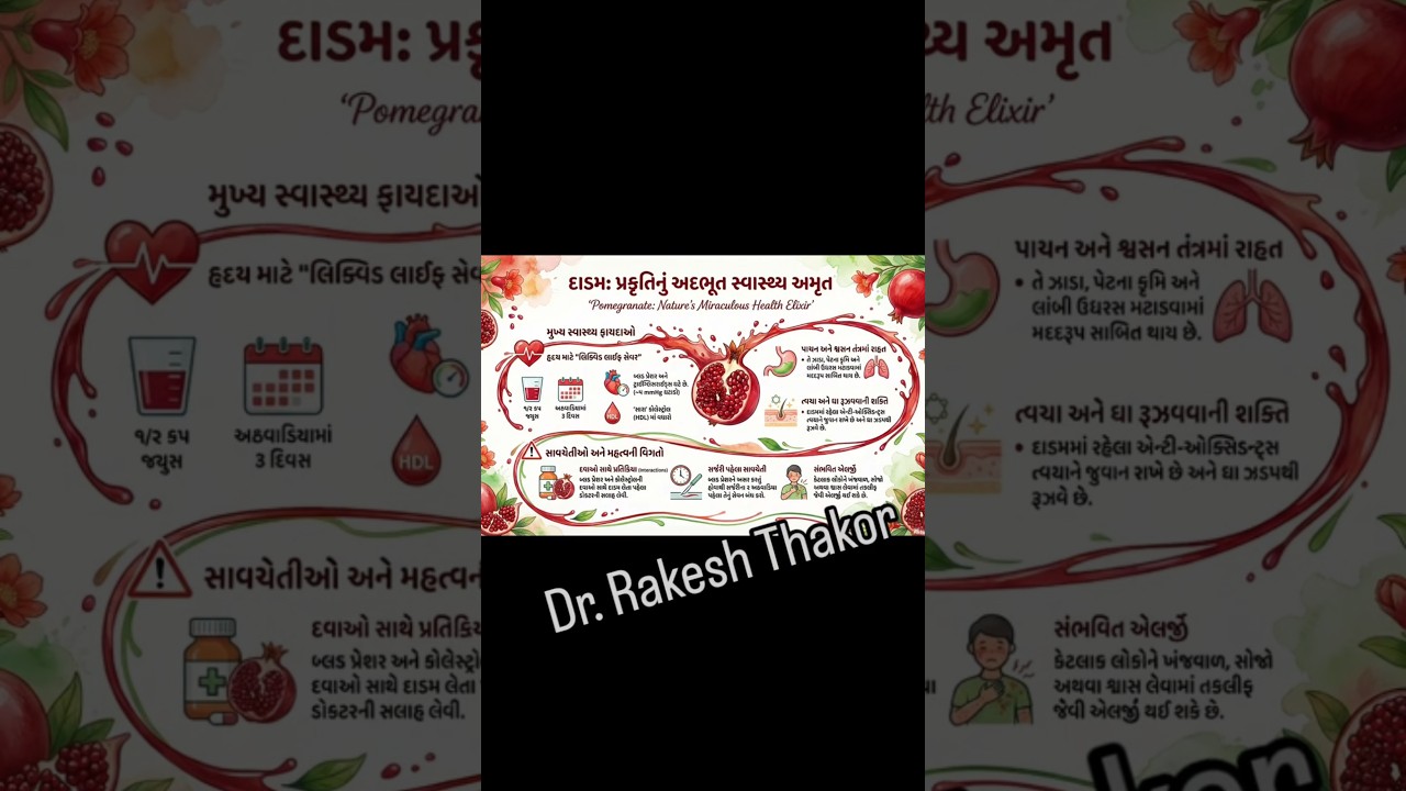 #PomegranatePower #AntioxidantRich #Superfruit #HealthyLiving #HeartHealth #NutritionBoost #દાડમ