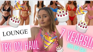 Lounge Underwear Birthday Sale Try On Haul 60% Off