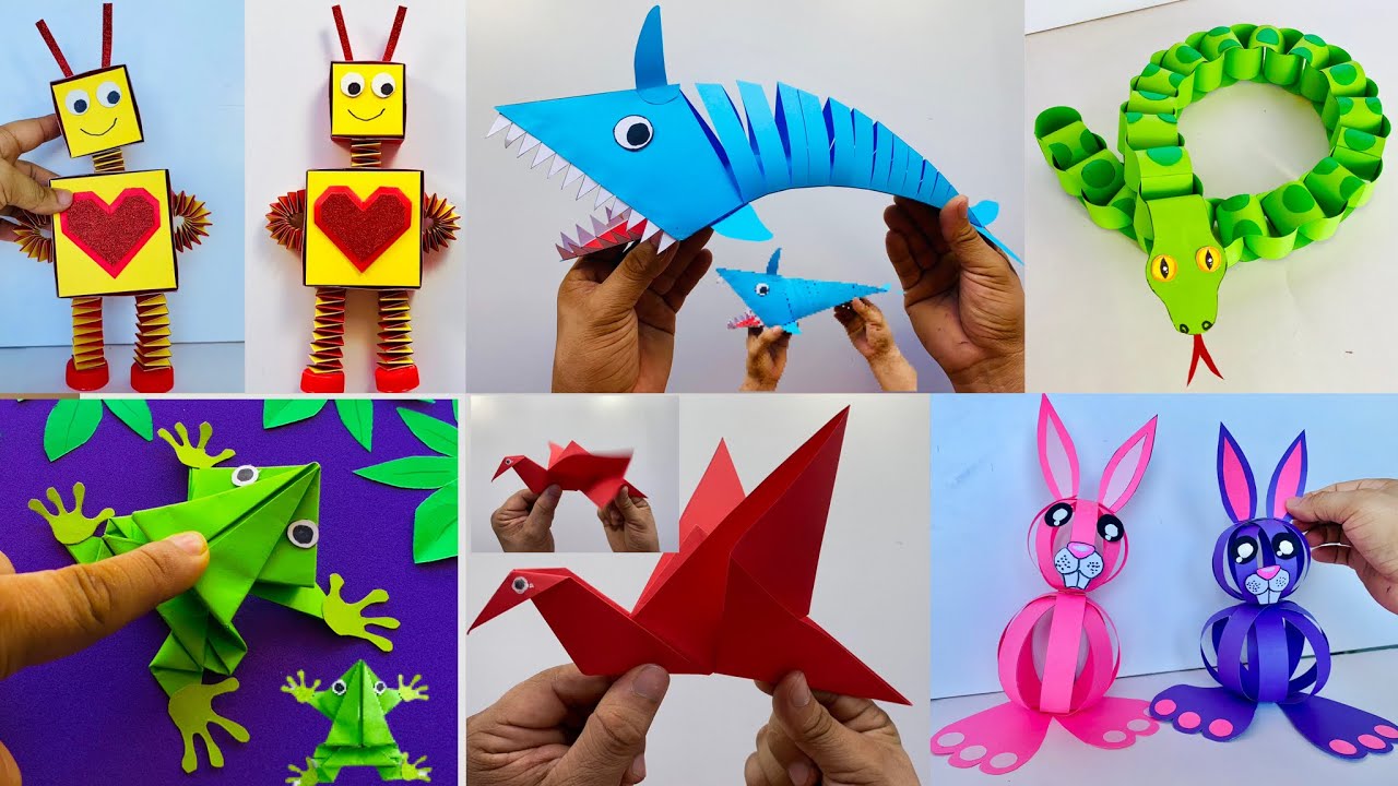 IDEAS DE JUGUETES ORIGAMI PARA DIVERTIRTE EN EL TIEMPO LIBRE Y JUGAR CON TUS AMIGOS  diy manualidad
