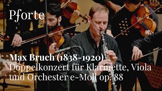 Max Bruch: Konzert für Klarinette, Viola und Orchester, M. Schorn Klarinette, K. Christa, Viola