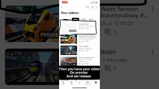 How to do YouTube Premier and how to Schedule release YouTube tutorial 1