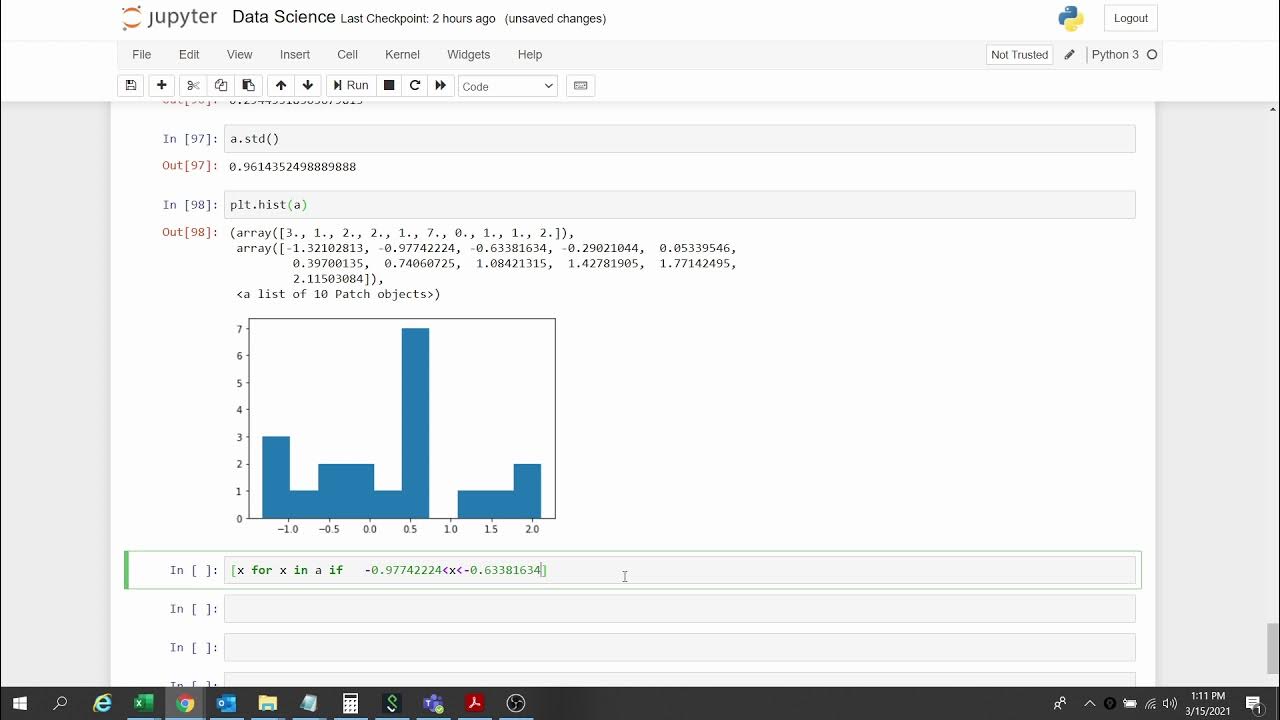Understanding histogram of normal distribution using numpy and ...